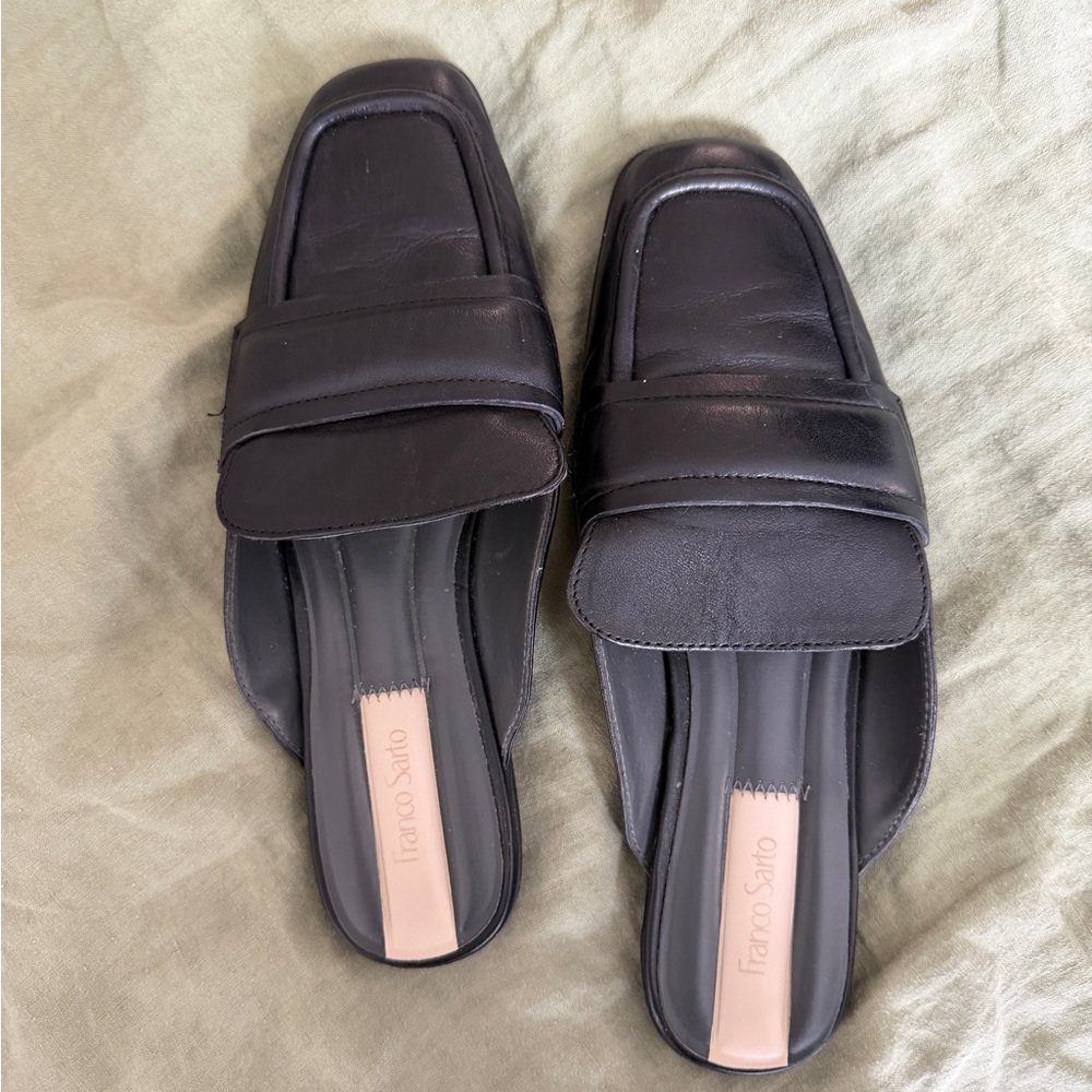 Franco Sarto Black Women's Mules